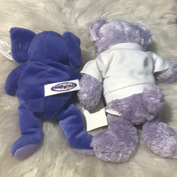 NWT tags 2 Girl’s Scouts plush bear elephant 8-in - Picture 7 of 7